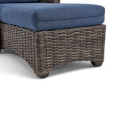Kampala Spectrum Indigo Chaise Lounge - The Great Escape