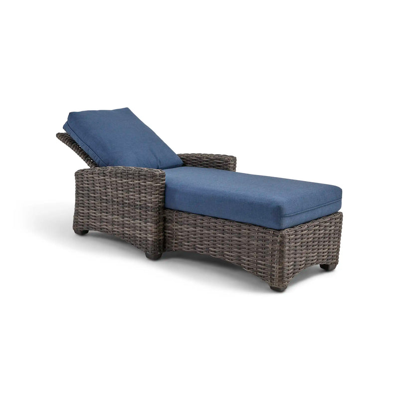 Kampala Spectrum Indigo Chaise Lounge - The Great Escape