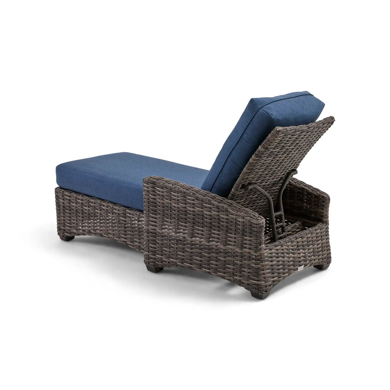 Kampala Spectrum Indigo Chaise Lounge - The Great Escape