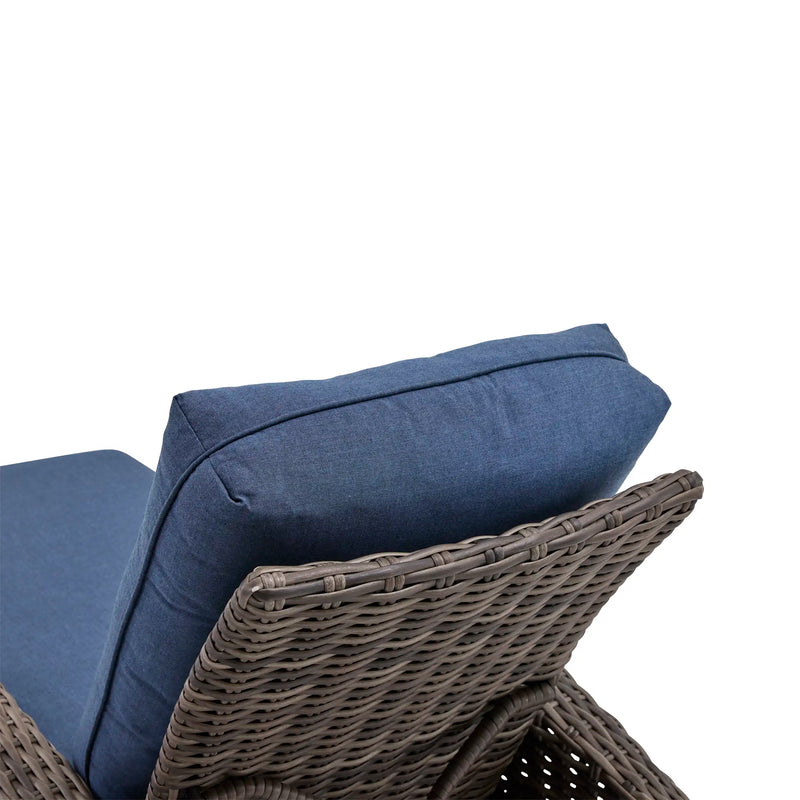 Kampala Spectrum Indigo Chaise Lounge - The Great Escape