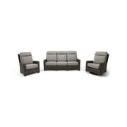 Grey Kampala 3 Piece Makar Oyster Sofa Group - The Great Escape