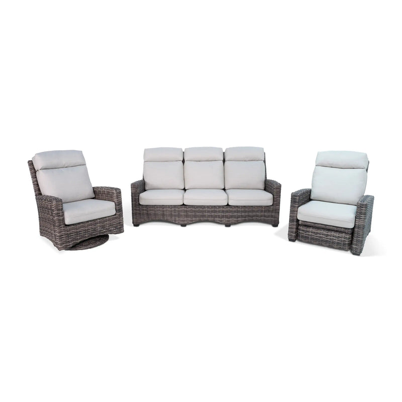 Kampala Grey 3 Piece Sofa Group - The Great Escape