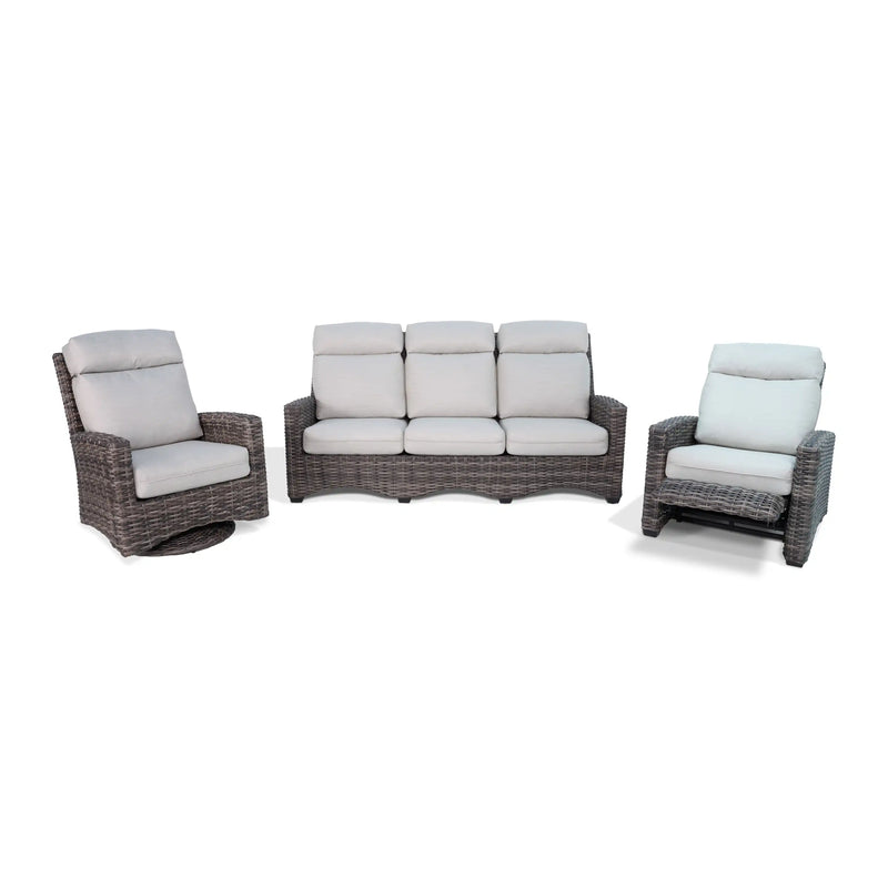 Kampala Grey 3 Piece Sofa Group - The Great Escape