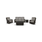 Grey Kampala 5 Piece Sofa Chat Group - Makar Oyster - The Great Escape