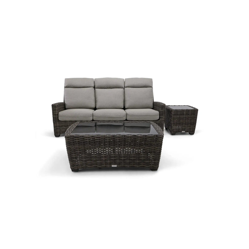 Grey Kampala 5 Piece Sofa Chat Group - Makar Oyster - The Great Escape