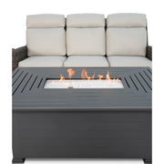 Kampala Grey 5 Piece Sofa Firepit Group - The Great Escape