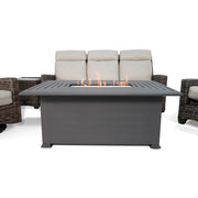 Kampala Grey 5 Piece Sofa Firepit Group - The Great Escape