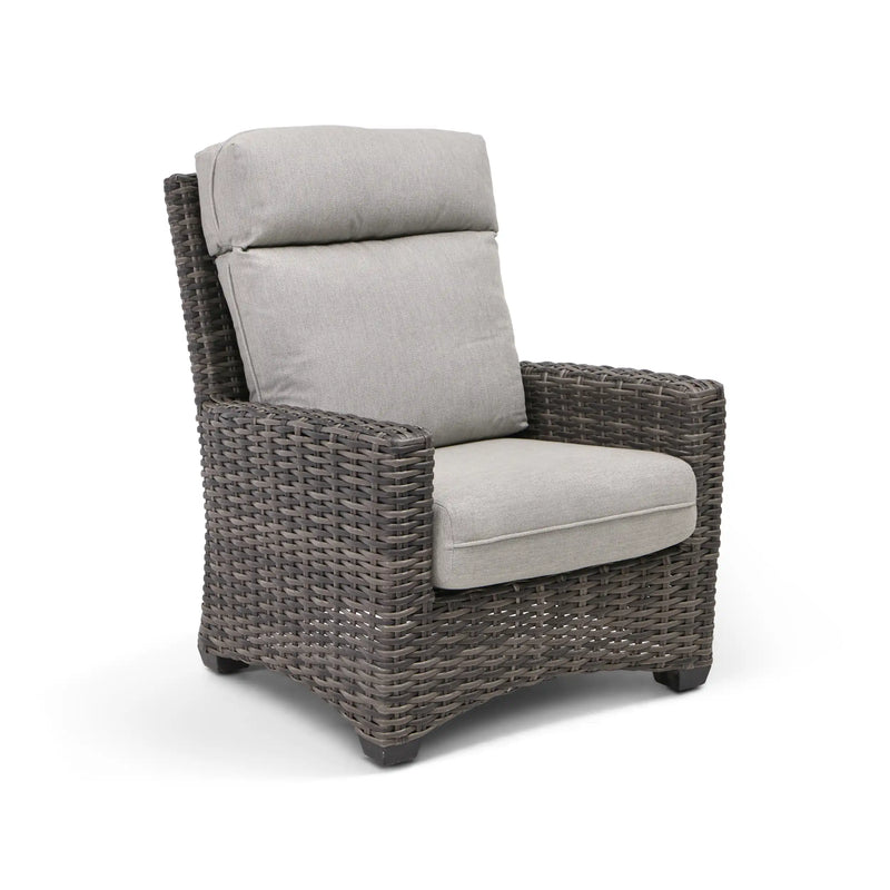 Grey Kampala Makar Oyster Lounge Chair - The Great Escape