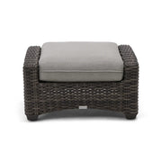 Grey Kampala Makar Oyster Ottoman - The Great Escape