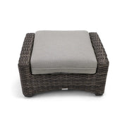 Grey Kampala Makar Oyster Ottoman - The Great Escape