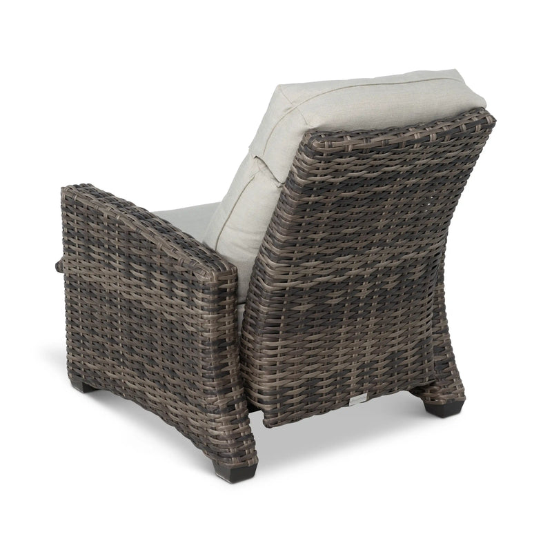 Kampala Grey High Back Recliner - The Great Escape