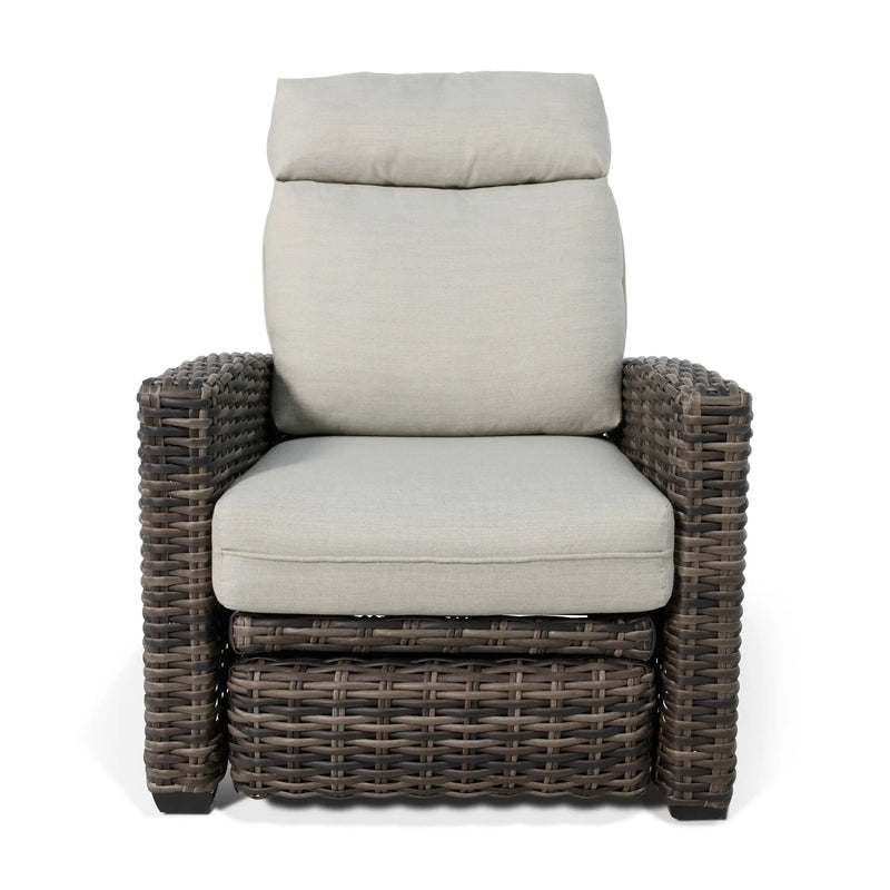 Kampala Grey High Back Recliner - The Great Escape