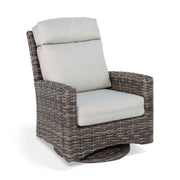 Kampala Grey High Back Swivel Glider - The Great Escape