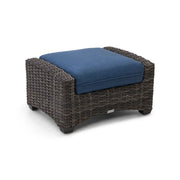 Grey Kampala Lifeguard Lapis Indigo Ottoman - The Great Escape