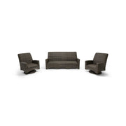 Kampala 3 Piece Grey Quick Dry Foam Sofa Group - The Great Escape