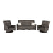 Kampala 3 Piece Grey Quick Dry Foam Sofa Group - The Great Escape