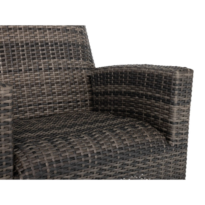Kampala 3 Piece Grey Quick Dry Foam Sofa Group - The Great Escape