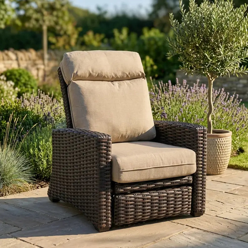 Kampala Cushioned Recliner - Lifeguard Ostrich - The Great Escape