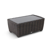 Kampala 26"x48" Rectangle Coffee Table W/ Print Glass - The Great Escape