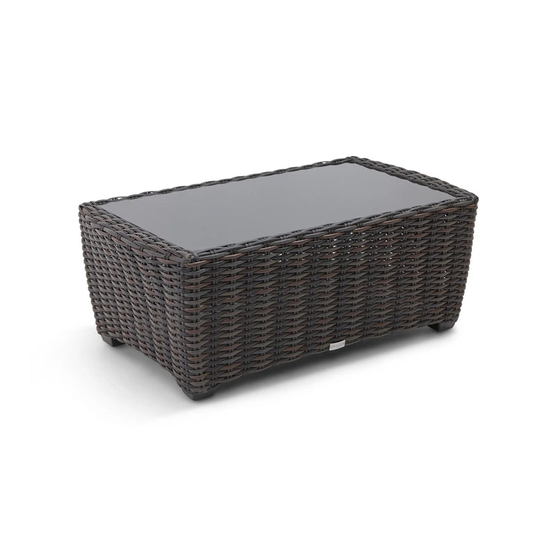 Kampala 26"x48" Rectangle Coffee Table W/ Print Glass - The Great Escape