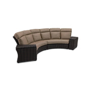 Kampala 4 Piece Mirage Latte Curved Sectional Group - The Great Escape