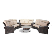 Kampala 8 Piece Curved Sectional Chat Group - The Great Escape