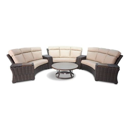Kampala 8 Piece Curved Sectional Chat Group - The Great Escape