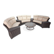 Kampala 8 Piece Curved Sectional Chat Group - The Great Escape
