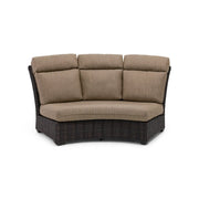 Kampala Mirage Latte Cushion Crescent Sofa - The Great Escape