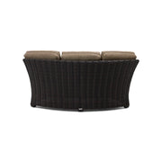 Kampala Mirage Latte Cushion Crescent Sofa - The Great Escape
