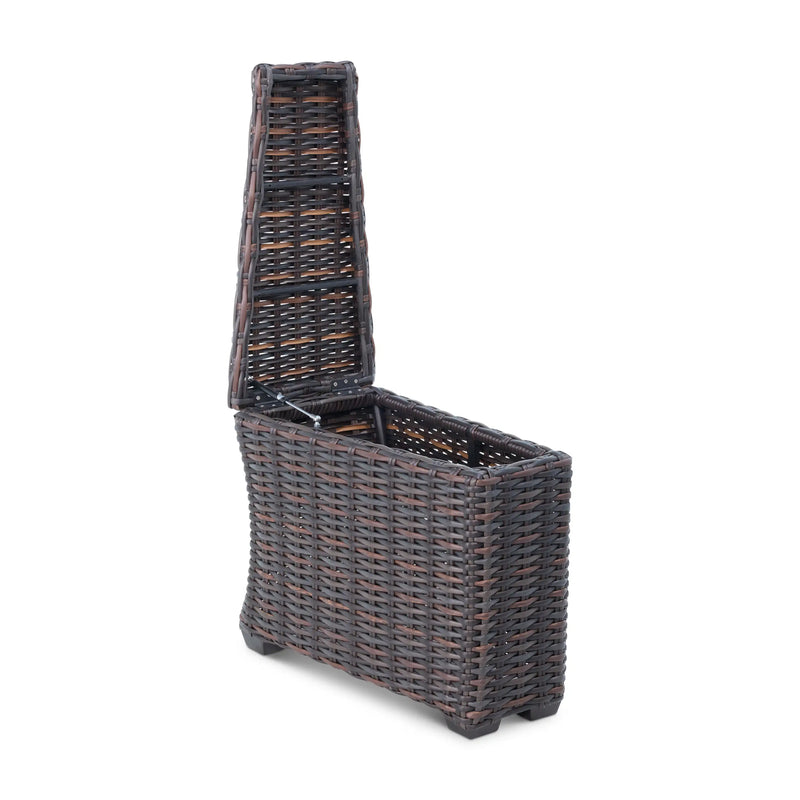 Kampala Curved Woven Storage Wedge  - The Great Escape