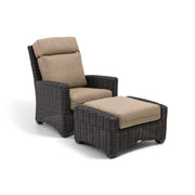 Kampala Mirage Latte Lounge Chair and Ottoman - The Great Escape