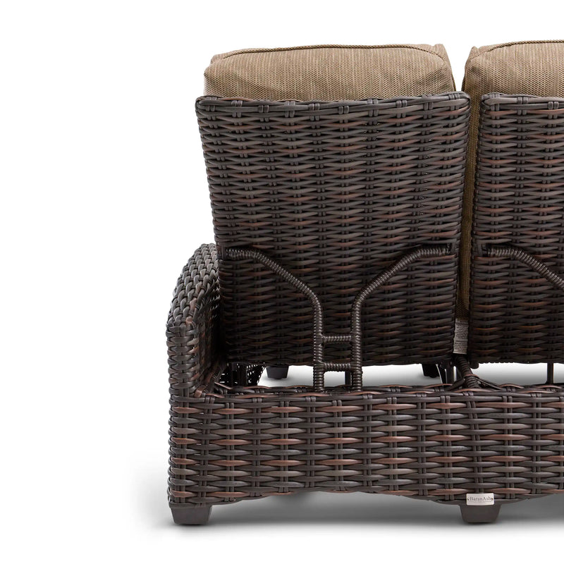 Kampala Mirage Latte Double Chaise Lounge - The Great Escape