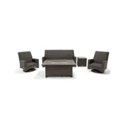 Kampala 5 Piece QDF Sofa Firepit Chat Group - The Great Escape