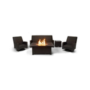 Kampala 5 Piece QDF Sofa Firepit Chat Group - The Great Escape