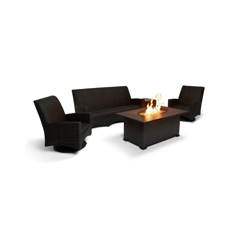 Kampala 5 Piece QDF Sofa Firepit Chat Group - The Great Escape