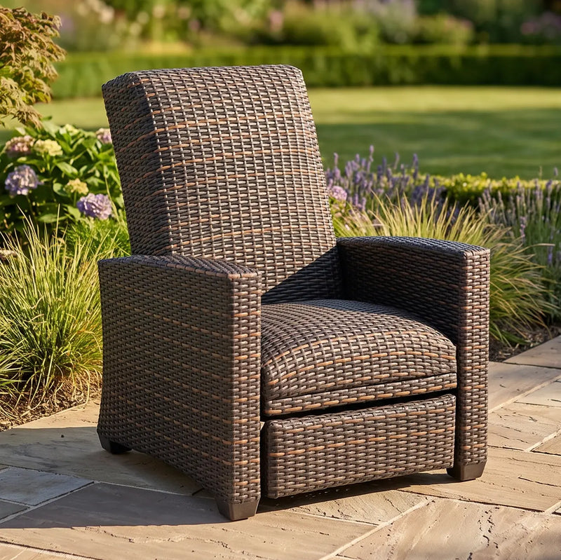 Kampala QDF Padded Woven Recliner - The Great Escape