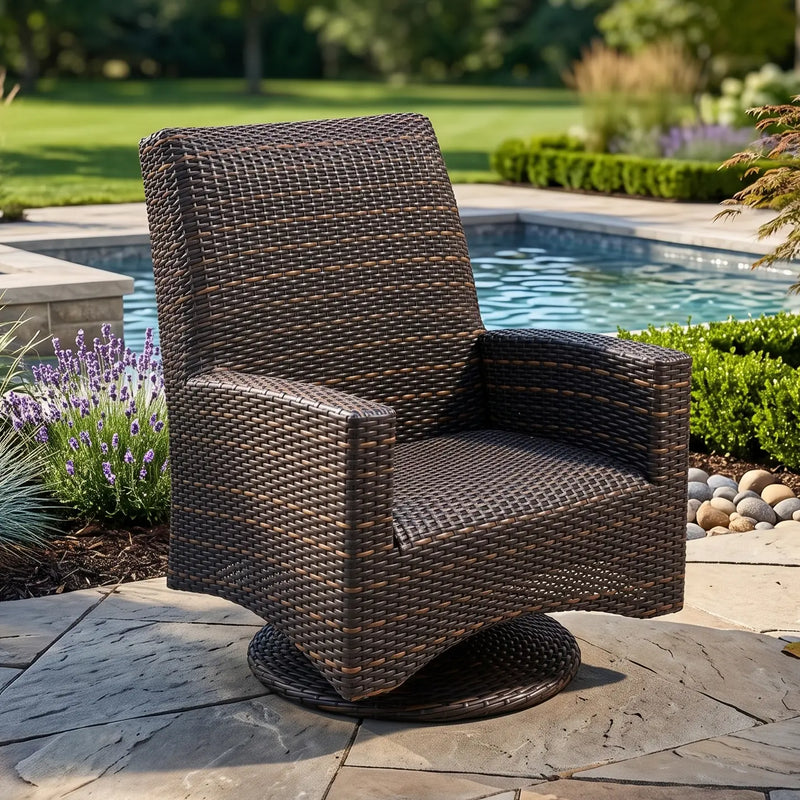 Kampala QDF Woven Swivel Rocker - The Great Escape