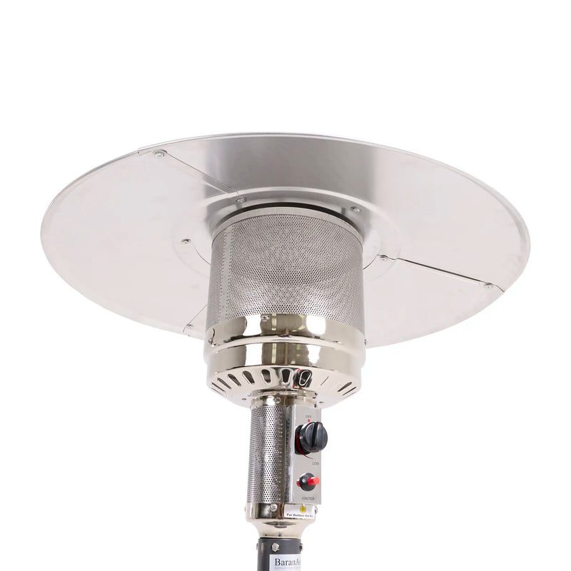 Commercial 48K BTU Patio Heater Matte Black - The Great Escape