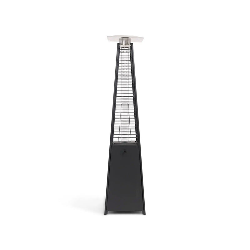 Commercial Glass Tube 42K BTU Patio Heater Matte Black - The Great Escape