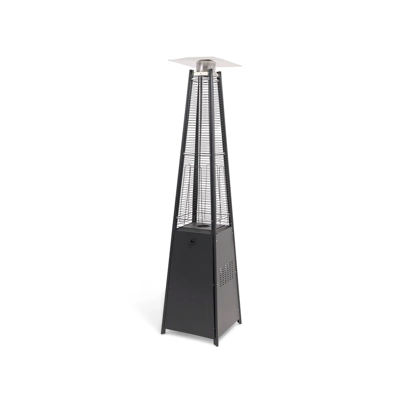 Commercial Glass Tube 42K BTU Patio Heater Matte Black - The Great Escape