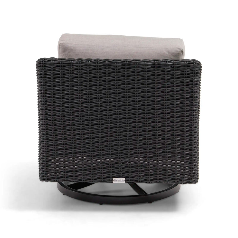 Rosario Black Swivel Rocker Lifeguard Oyster - The Great Escape