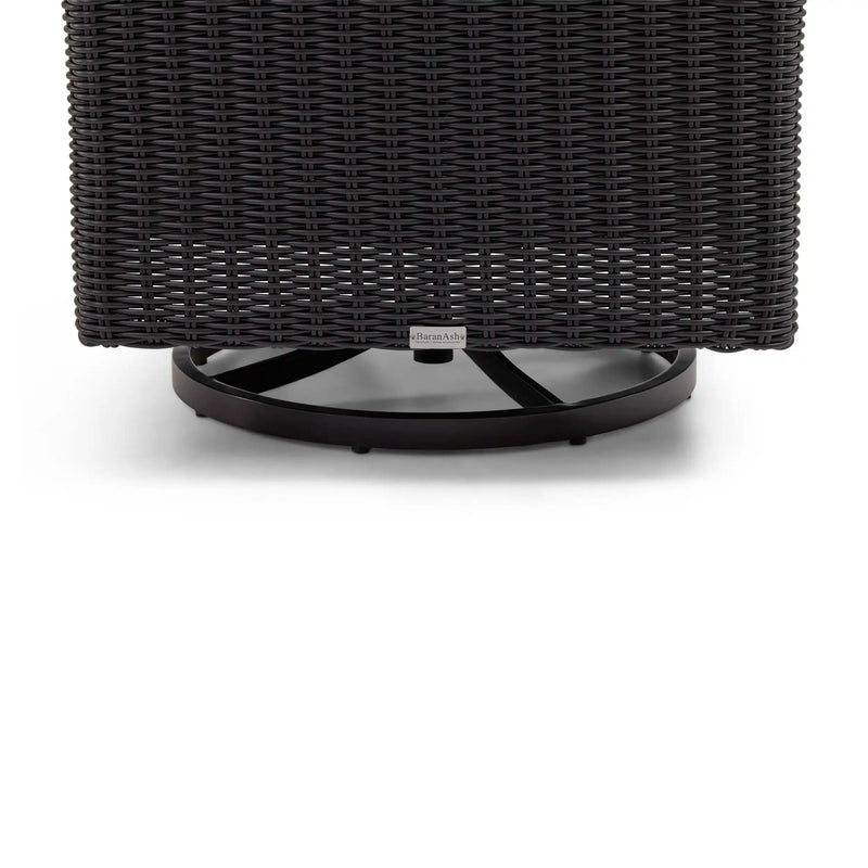 Rosario Black Swivel Rocker Lifeguard Oyster - The Great Escape