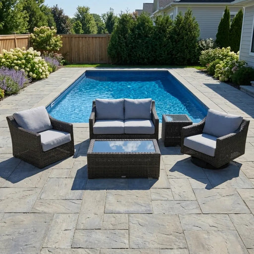 Rosario 5 Piece Loveseat Collection - The Great Escape