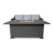 Rosario 5 Piece Grey Sofa Firepit Chat Group - The Great Escape