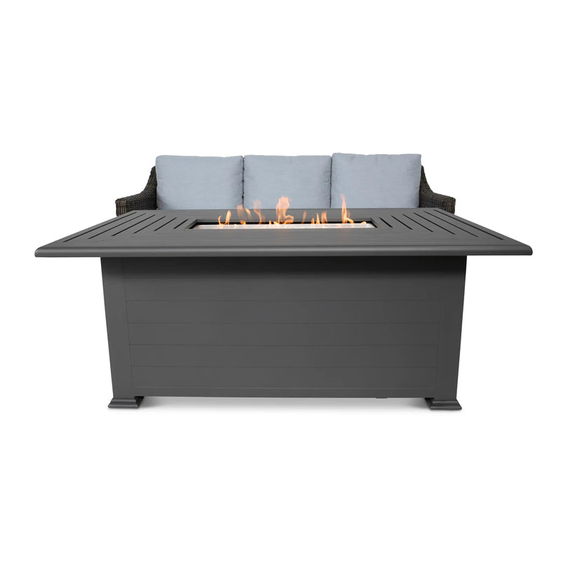 Rosario 5 Piece Grey Sofa Firepit Chat Group - The Great Escape
