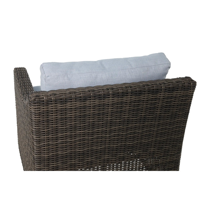 Rosario Cushioned Woven Lounge Chair - The Great Escape