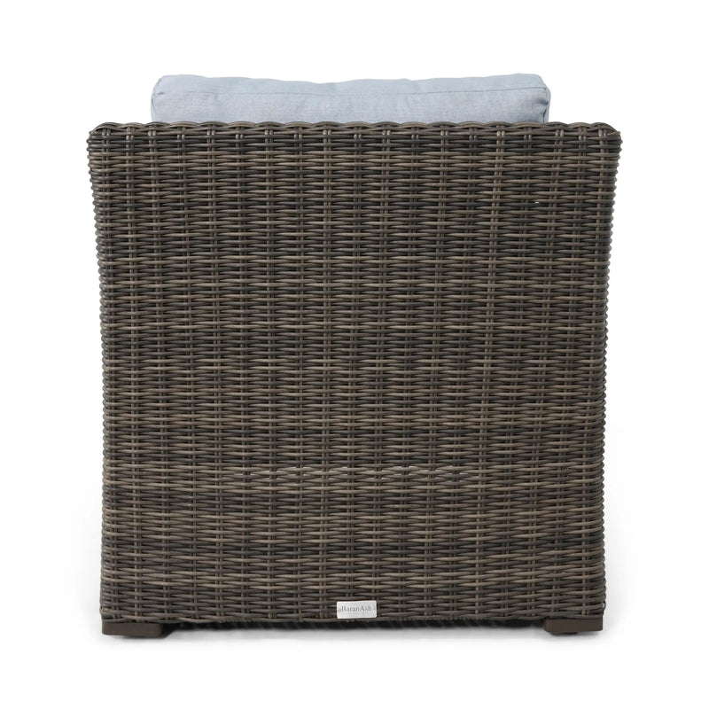 Rosario Cushioned Woven Lounge Chair - The Great Escape