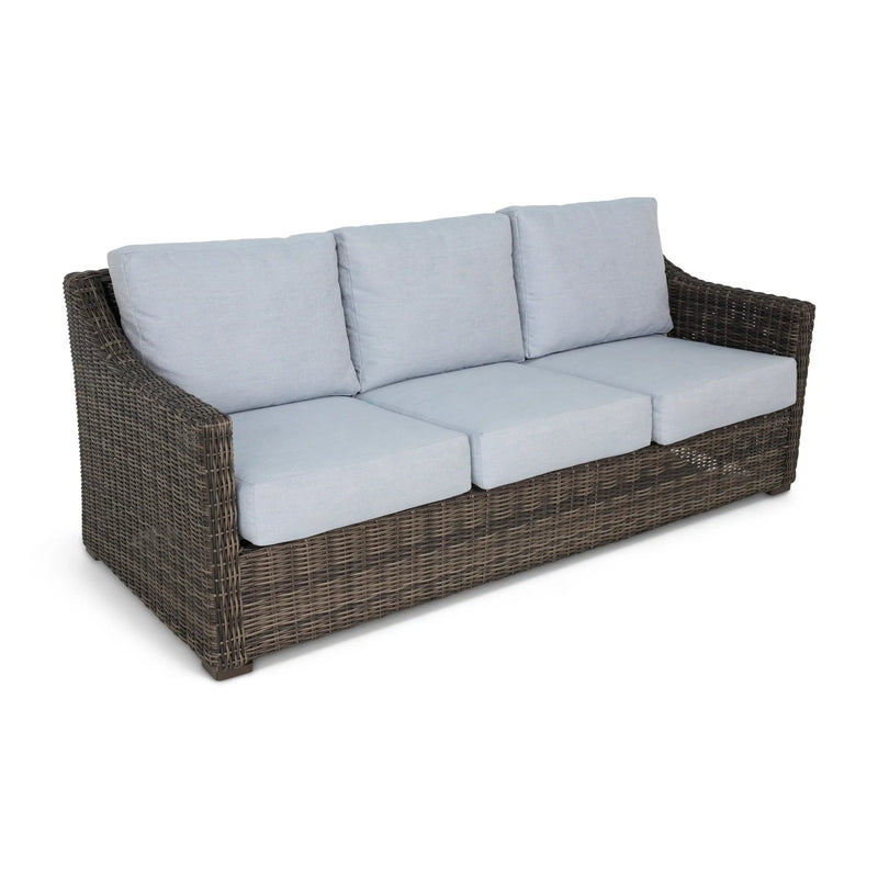 Rosario Cushioned Woven Sofa - The Great Escape