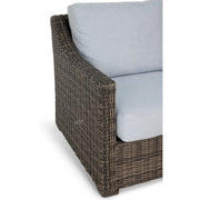 Rosario Cushioned Woven Sofa - The Great Escape